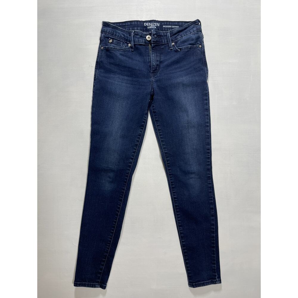 Levi's Denizen‎ Women's Modern Skinny Jeans Blue Stretch Denim 2S 26x28